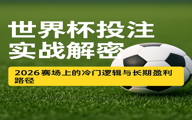 世界杯投注实战解密:2026赛场上的冷门逻辑与长期盈利路径 世界杯投注实战解密:2026赛场上的冷门逻辑与长期盈利路径